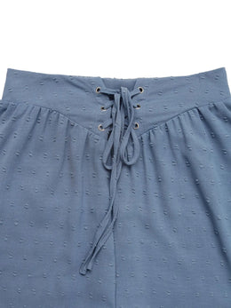 Swiss Dot Lace Up Shorts | Forever 40