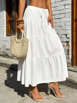 Tiered Maxi Skirt Waist | Forever 40