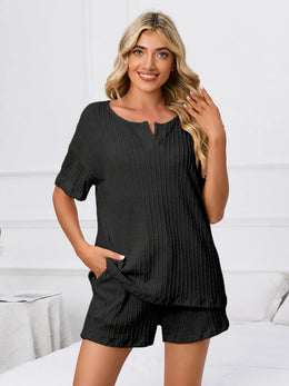 Notched Shorts Lounge Set | Forever 40