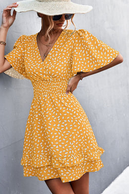 Smocked Waist Layered Dress | Forever 40