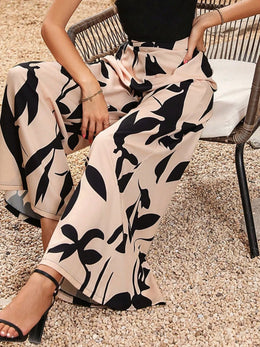 Printed Wide-Leg Pants | Forever 40