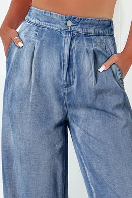 High Waist Wide Leg Jeans | Forever 40