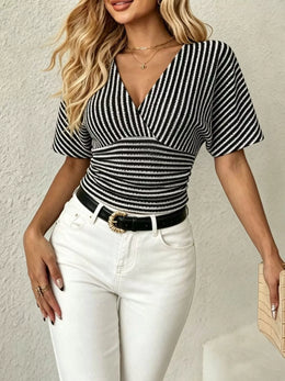 The Amelia Weekend Striped Top | Forever 40
