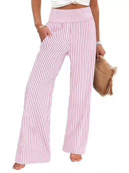 Striped Wide-Leg Pants | Forever 40