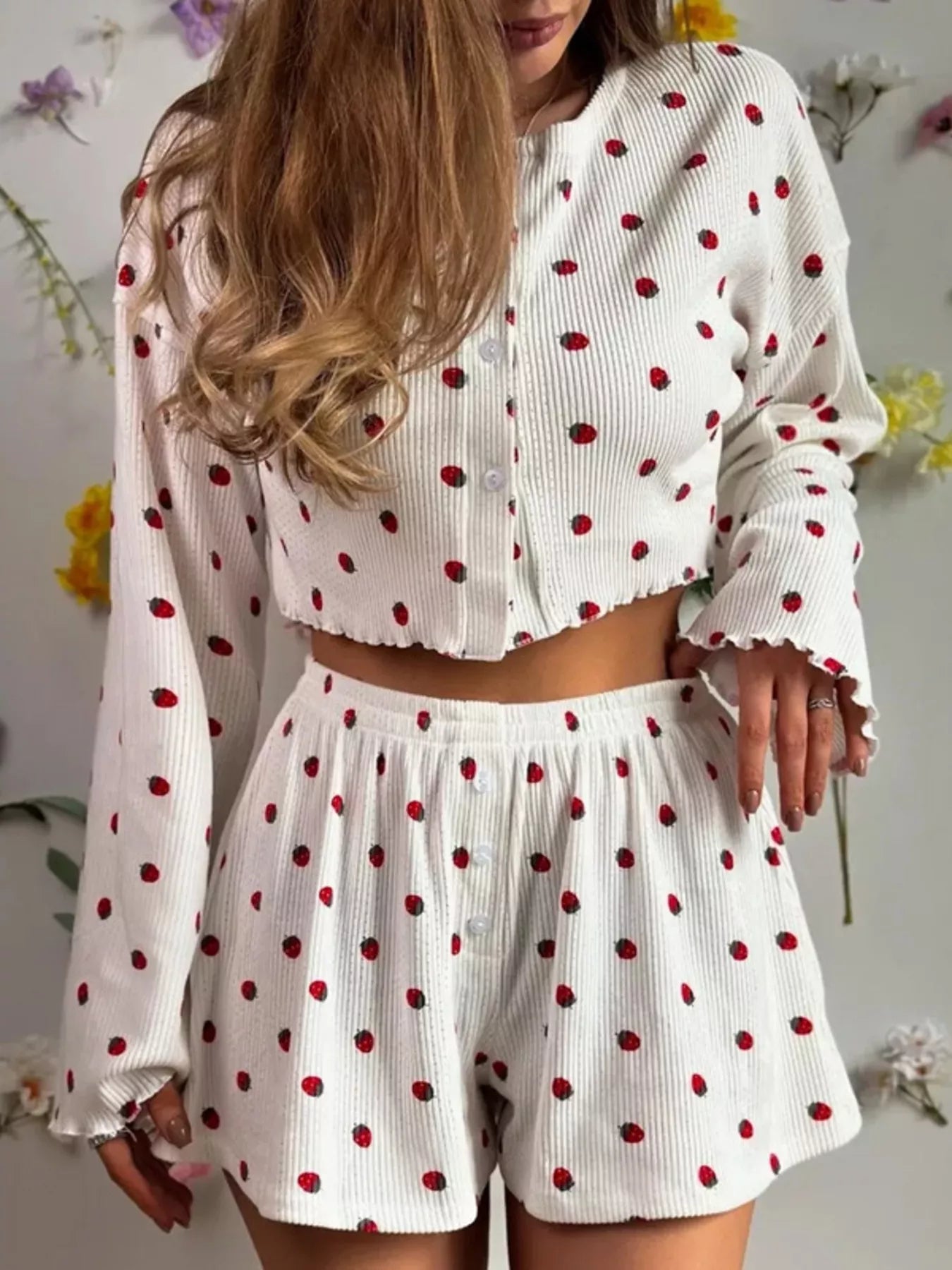 Strawberry Shorts Set | Forever 40