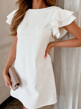 Ruffled Layered Mini Dress | Forever 40