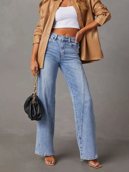 High-Waist Straight Jeans | Forever 40