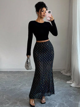 Polka Dot Maxi Skirt | Forever 40