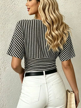 The Amelia Weekend Striped Top | Forever 40
