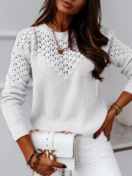 The Willow Luxe Textured Sweater | Forever 40