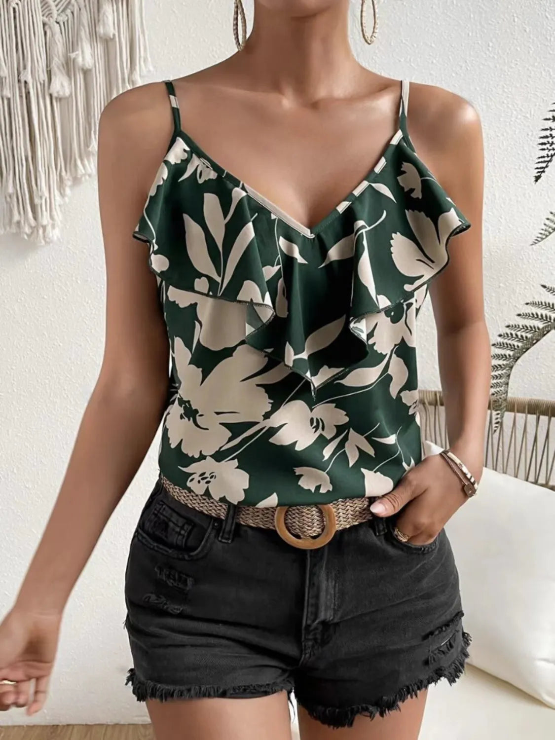 The Ruby Ruffle Tank | Forever 40