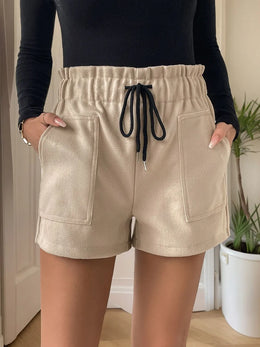 Frill Drawstring Shorts | Forever 40