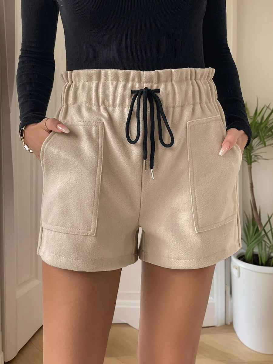 Frill Drawstring Shorts | Forever 40