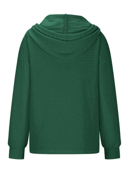 Grace Luxe Button-Front Hoodie | Forever 40