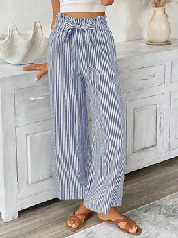 Striped Wide-Leg Pants Plus | Forever 40