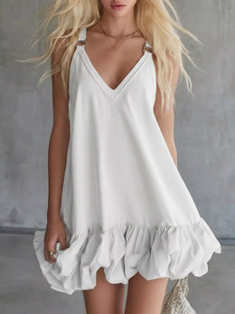 Bubble Hem Mini Dress Plus | Forever 40