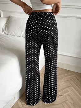 Polka Dot Wide-Leg Pants | Forever 40