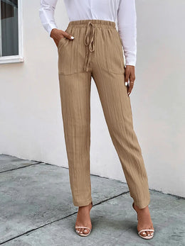 Texture Drawstring Pants | Forever 40