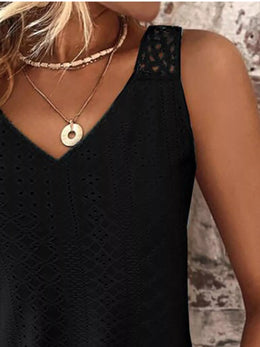 The Elise Luxe Lace Tank | Forever 40