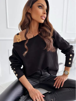 The Ava Luxe Button-Front Top | Forever 40