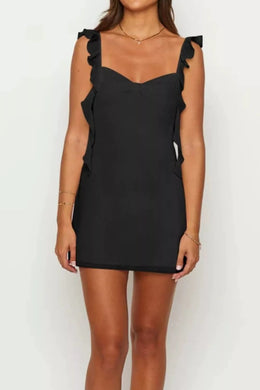 Ruffle Strap Sweetheart Dress | Forever 40