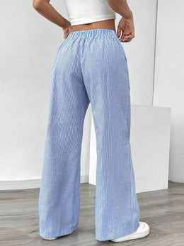 Striped Wide Leg Pants | Forever 40