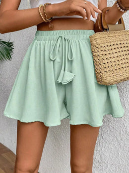Flowy Drawstring Waist Shorts | Forever 40
