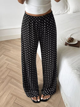 Polka Dot Wide-Leg Pants | Forever 40