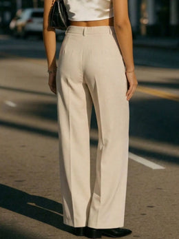 High-Waisted Wide-Leg Pants | Forever 40