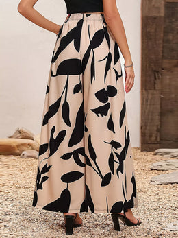 Printed Wide-Leg Pants | Forever 40