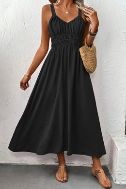 Ruched Wide Strap Cami Dress | Forever 40