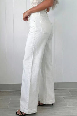 High-Waist Wide-Leg Jeans | Forever 40