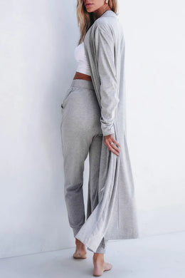 Open Front Cardigan Pants Set | Forever 40