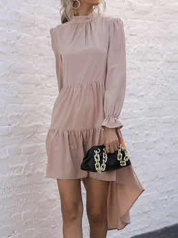 High-Low Flounce Sleeve Dress | Forever 40