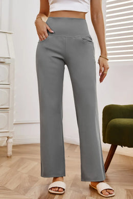 High Waist Wide Leg Pants with Pockets | Forever 40