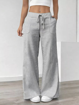 Striped Wide Leg Pants | Forever 40