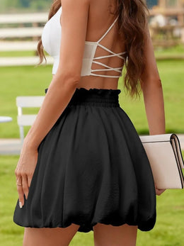 Frill Smocked Mini Skirt | Forever 40