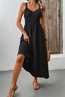 Ruched Wide Strap Cami Dress | Forever 40