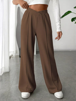 Wide Leg High Waist Pants | Forever 40