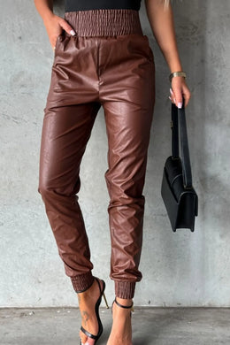 Smocked High-Waist Pants | Forever 40