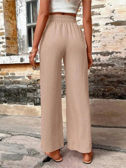 Tied High-Waist Wide-Leg Pants | Forever 40
