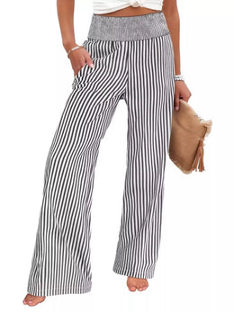 Striped Wide-Leg Pants | Forever 40