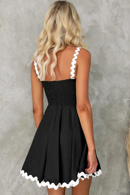 Contrast Square Neck Mini Dress | Forever 40