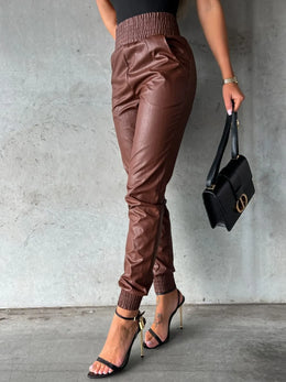 Smocked High-Waist Pants | Forever 40