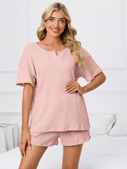 Notched Shorts Lounge Set | Forever 40