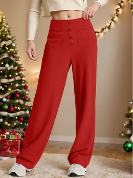 High-Waist Wide-Leg Pants | Forever 40