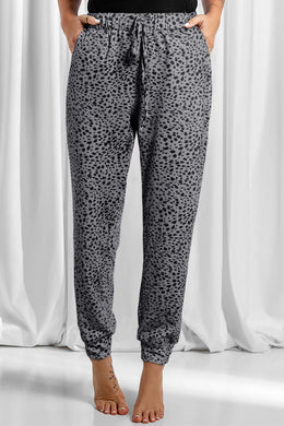 Leopard Drawstring Pants | Forever 40