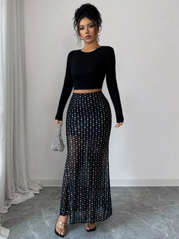 Polka Dot Maxi Skirt | Forever 40