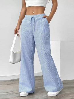 Striped Wide Leg Pants | Forever 40