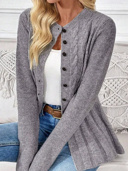 The Madison Cable-Knit Cardigan | Forever 40